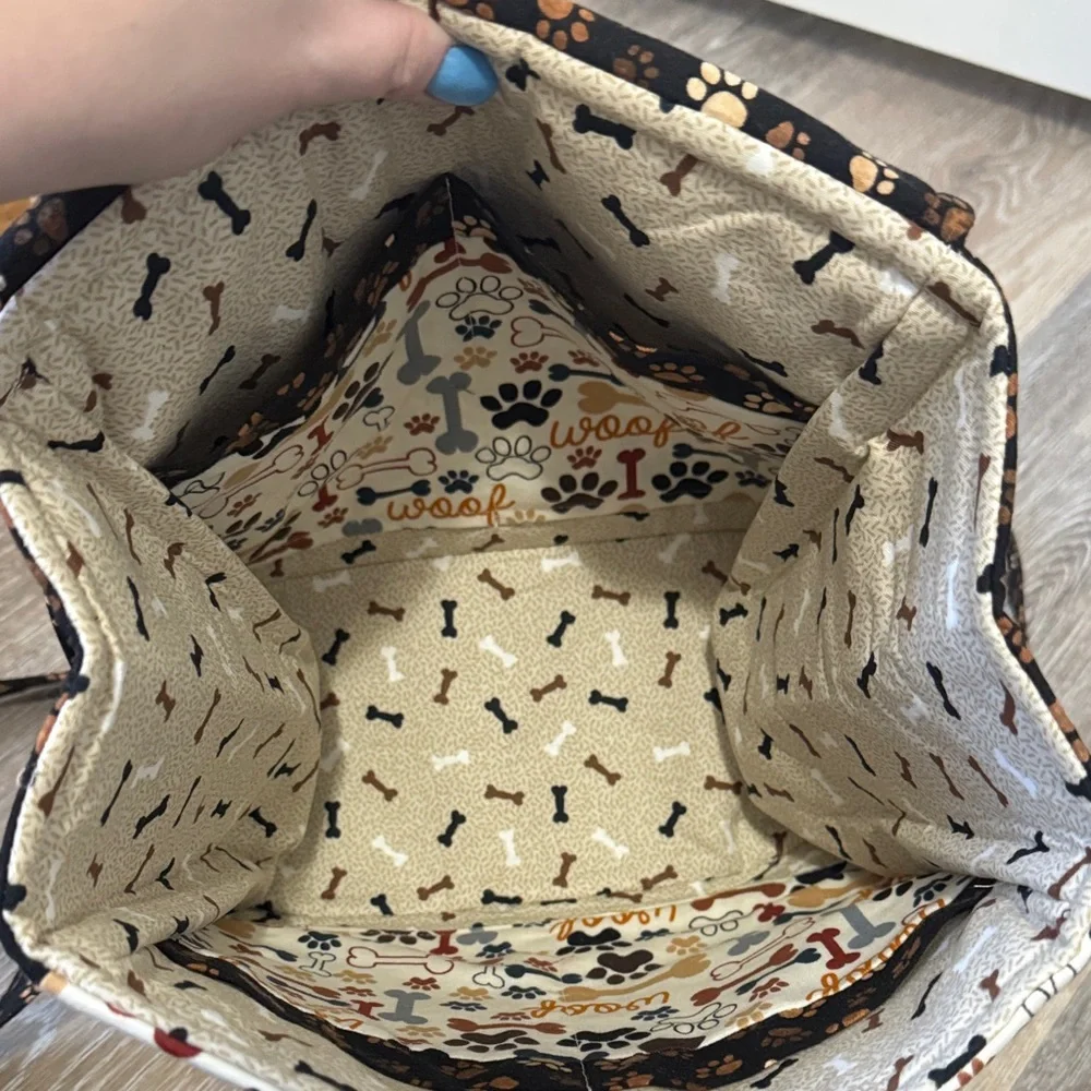 Paw Print Dog Carrier Bag